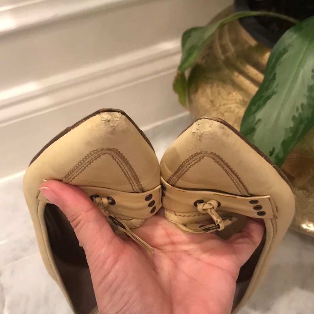 J. Crew - Yellow Leather Flats - 8.5 - Picture 3 of 8